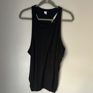 Old Navy Black Relaxed Cut Out Tank Top